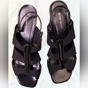 Karen Scott Black Dress sandals